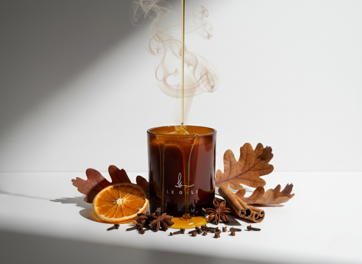Vela Amber. Notas opulentas e amadeiradas | LE GALI